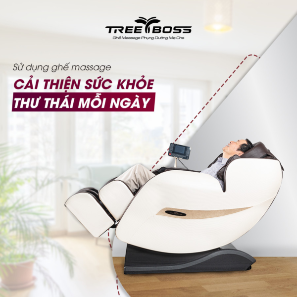 Ghế massage Tree Boss có tốt không? 7 lợi ích của ghế massage với sức khoẻ con người